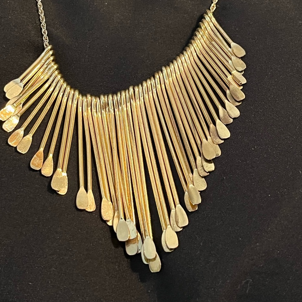 Vintage Gold  Statement necklace